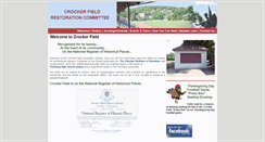 Desktop Screenshot of crockerfield.org